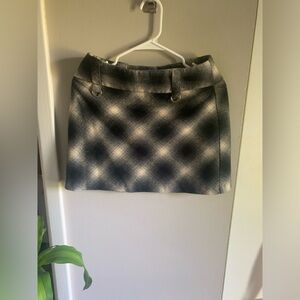 Vintage plaid skirt